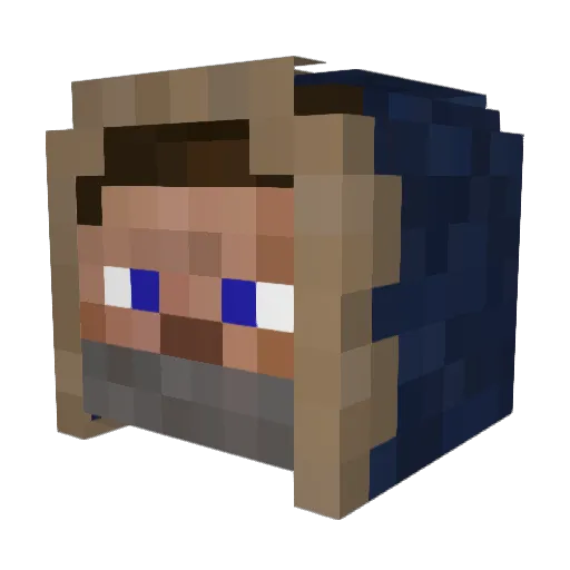 vosihair_sakasi Minecraft avatar head, 3D render