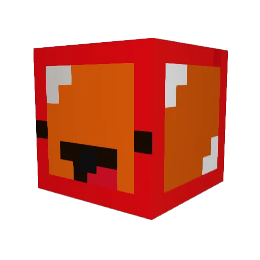 voskar10 Minecraft avatar head, 3D render