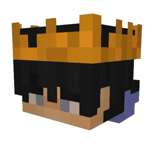 votezbien2027 Minecraft avatar head, 3D render