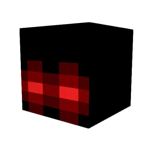 voudon Minecraft avatar head, 3D render