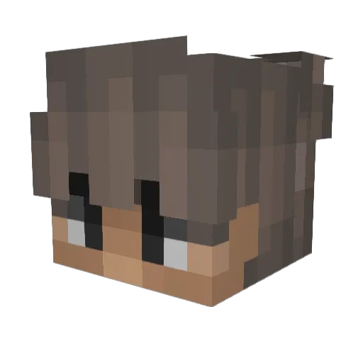 vova_seve Minecraft avatar head, 3D render