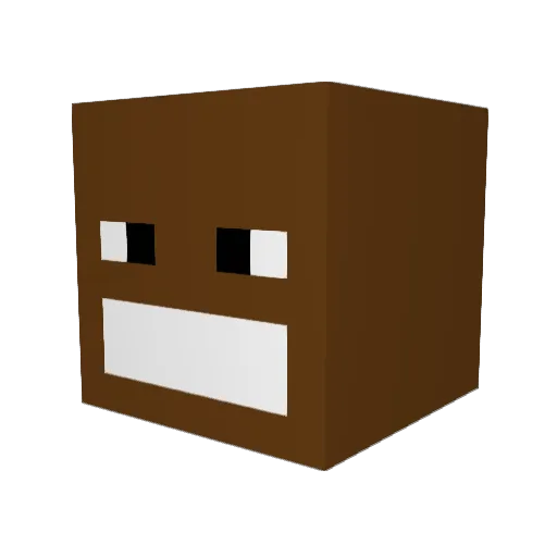 vovosovo Minecraft avatar head, 3D render