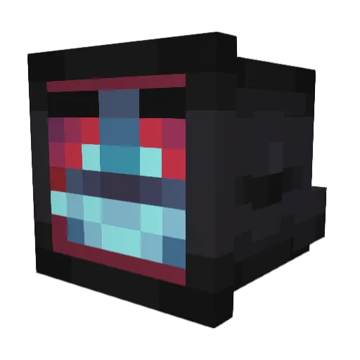 vovscurial Minecraft avatar head, 3D render