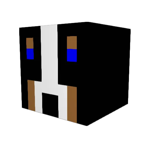 vovsi123 Minecraft avatar head, 3D render