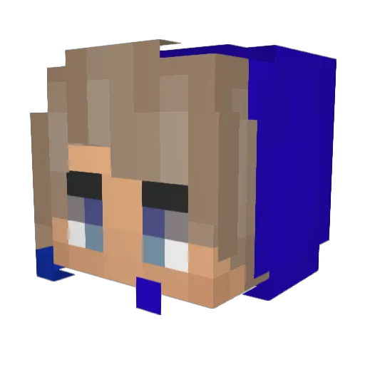 vowlxy11 Minecraft avatar head, 3D render