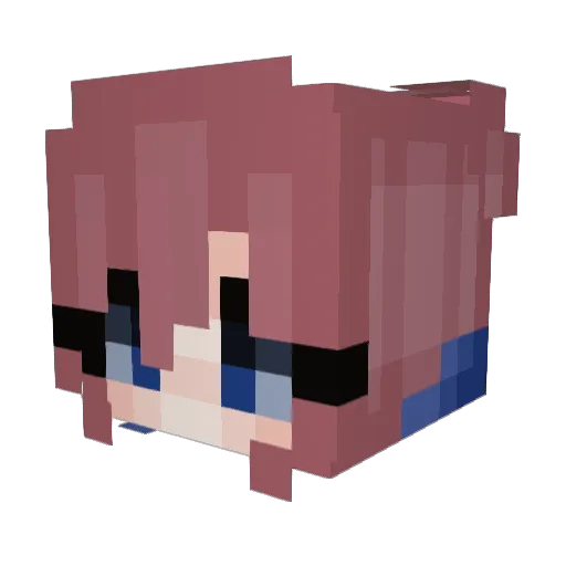 vox_nae Minecraft avatar head, 3D render
