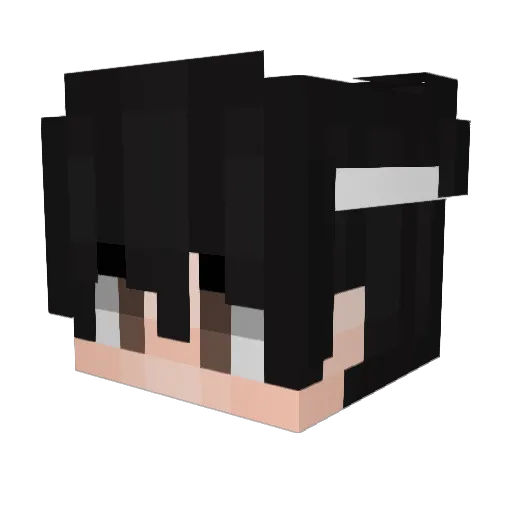 voxduc Minecraft avatar head, 3D render