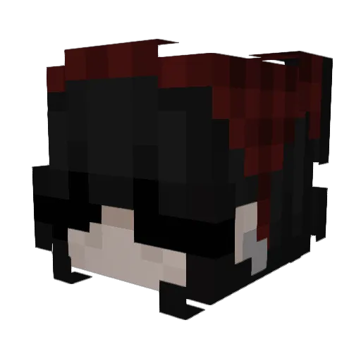 voyesa Minecraft avatar head, 3D render