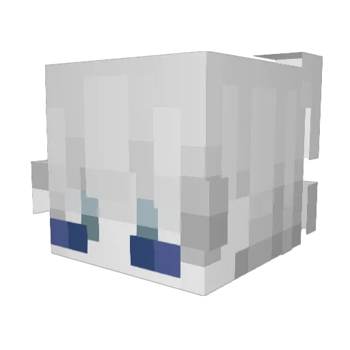 vozeli Minecraft avatar head, 3D render