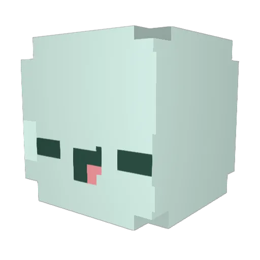 vpilot Minecraft avatar head, 3D render