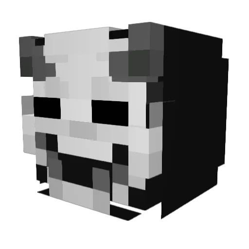 vpls Minecraft avatar head, 3D render