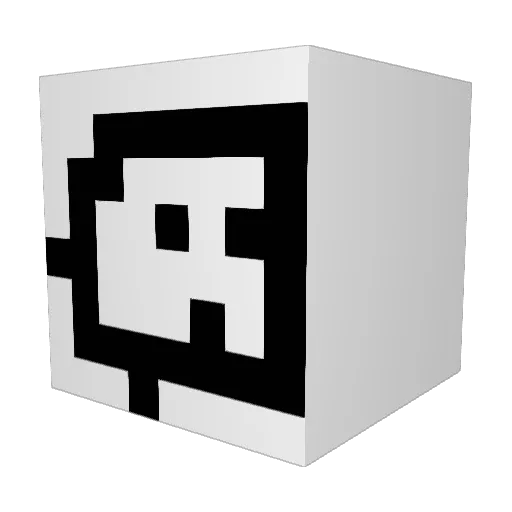 vppad Minecraft avatar head, 3D render