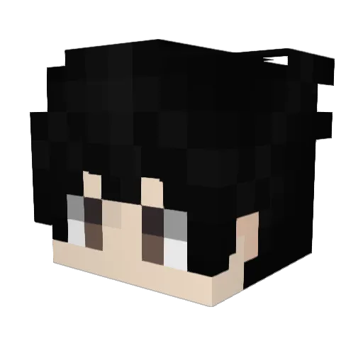 vppe Minecraft avatar head, 3D render