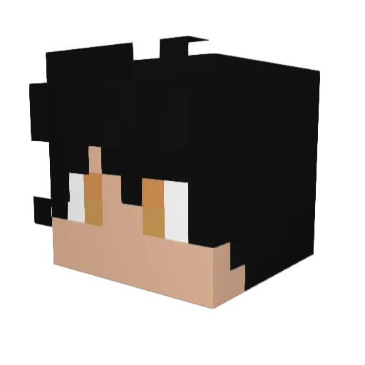 Minecraft-Avatar von vq3bood: Kopf als 3D-Render