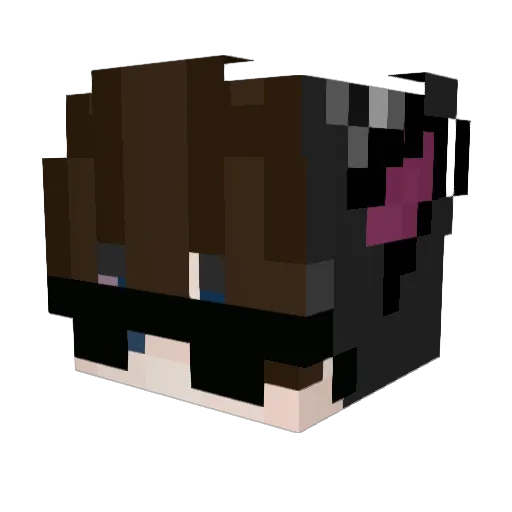 vqht Minecraft avatar head, 3D render