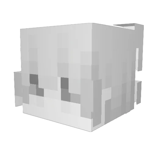 vqsr2 Minecraft avatar head, 3D render