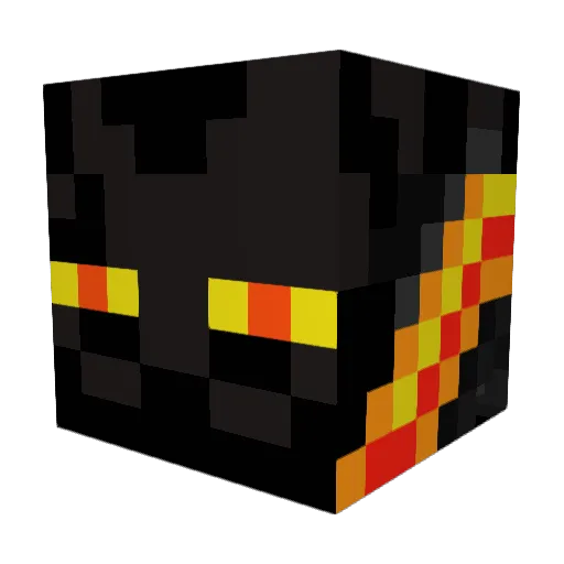 vraisis Minecraft avatar head, 3D render