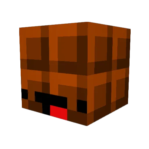 vrana987 Minecraft avatar head, 3D render