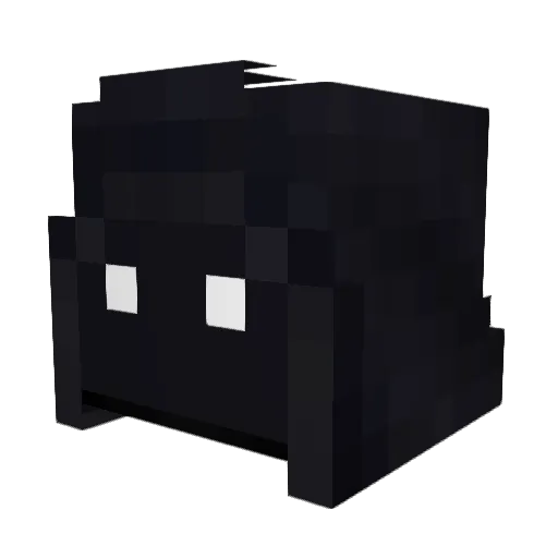 vranda Minecraft avatar head, 3D render
