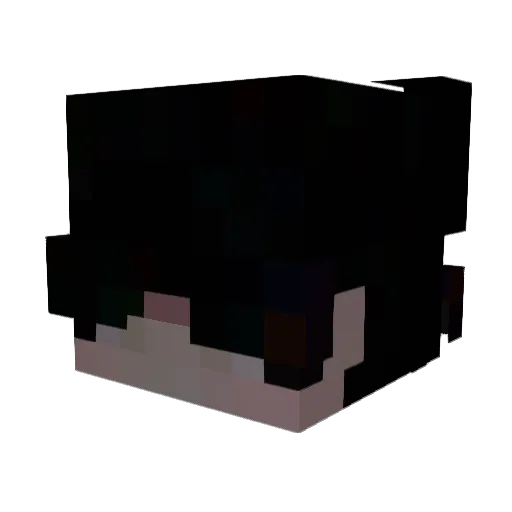 vraxil Minecraft avatar head, 3D render