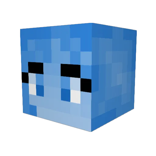 vrenabloom Minecraft avatar head, 3D render