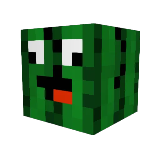 vrijdag237 Minecraft avatar head, 3D render