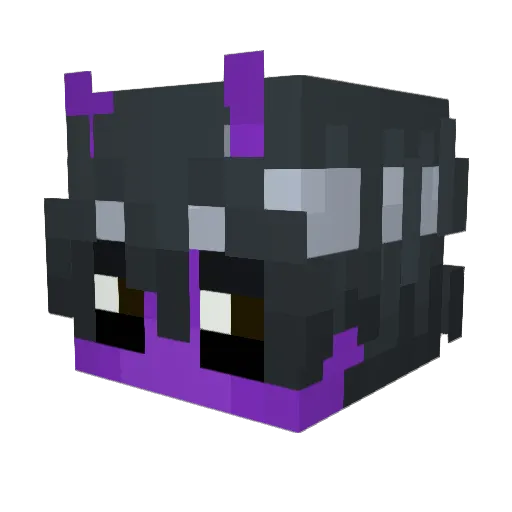 vrooon Minecraft avatar head, 3D render