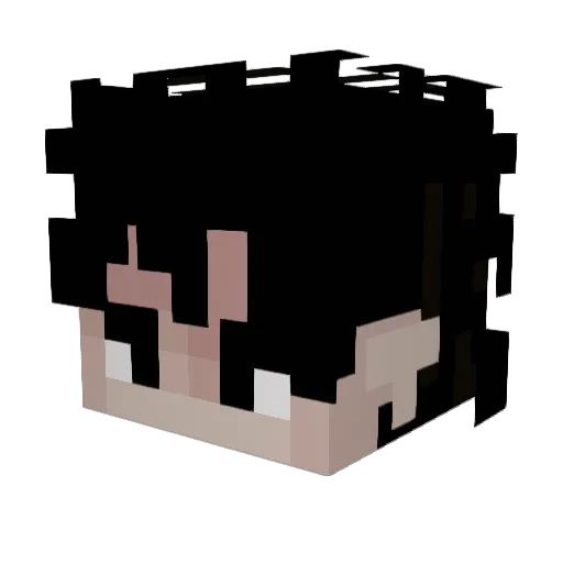 vrsaint Minecraft avatar head, 3D render