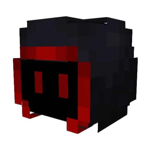 vrtgs Minecraft avatar head, 3D render