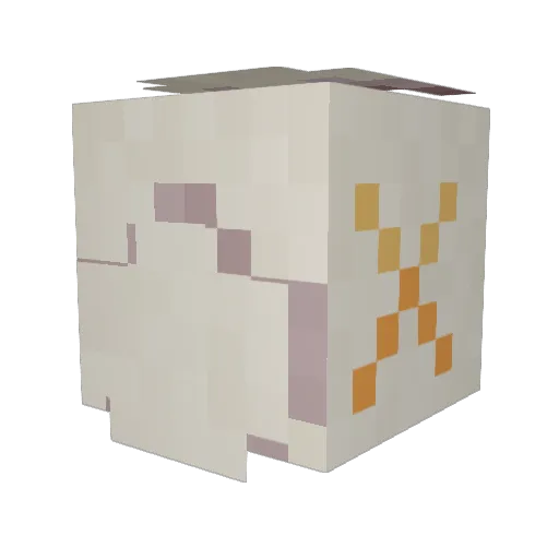 vryder Minecraft avatar head, 3D render
