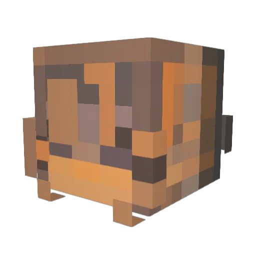 vrysleepi Minecraft avatar head, 3D render