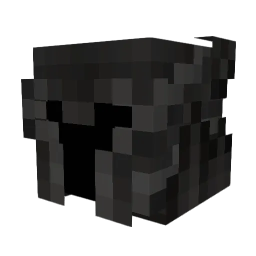 vslxt Minecraft avatar head, 3D render