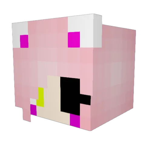 vsrb2002 Minecraft avatar head, 3D render