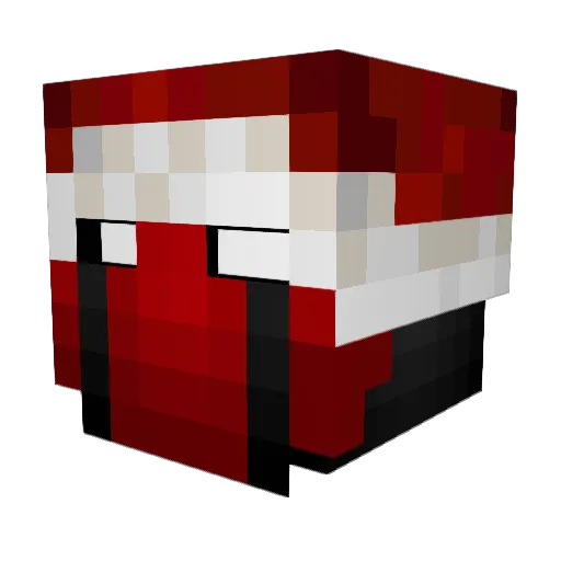vt10 Minecraft avatar head, 3D render