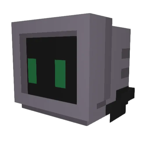 vtSevy Minecraft avatar head, 3D render
