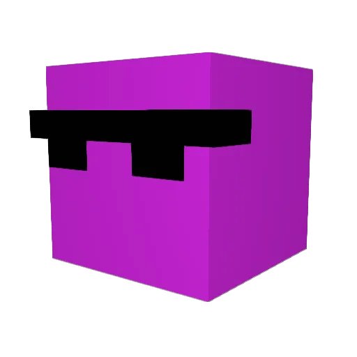vtartel Minecraft avatar head, 3D render