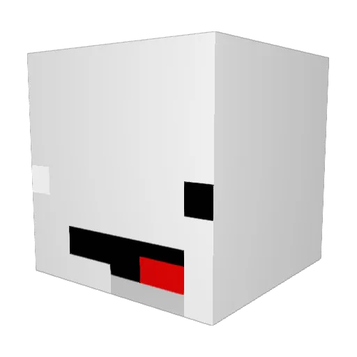 vtronkiller Minecraft avatar head, 3D render