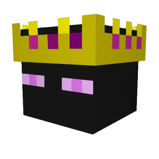 vuInerabIe Minecraft avatar head, 3D render