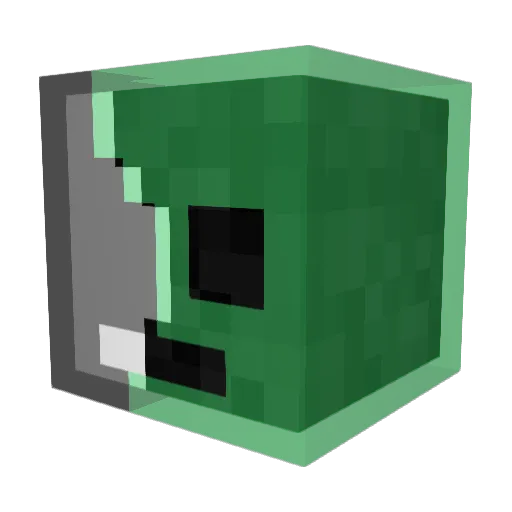 vude29 Minecraft avatar head, 3D render