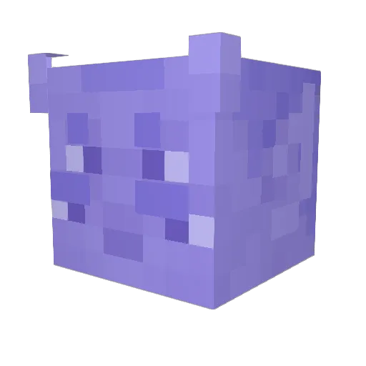 vuideus Minecraft avatar head, 3D render