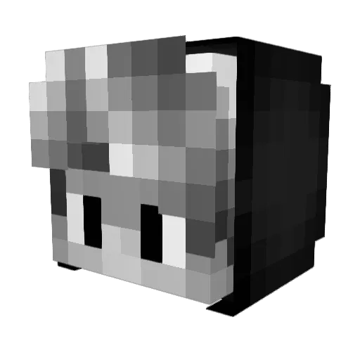 vulRix88 Minecraft avatar head, 3D render