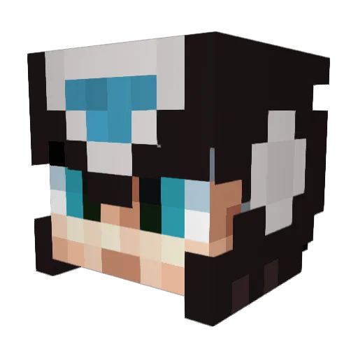vulcano230 Minecraft avatar head, 3D render