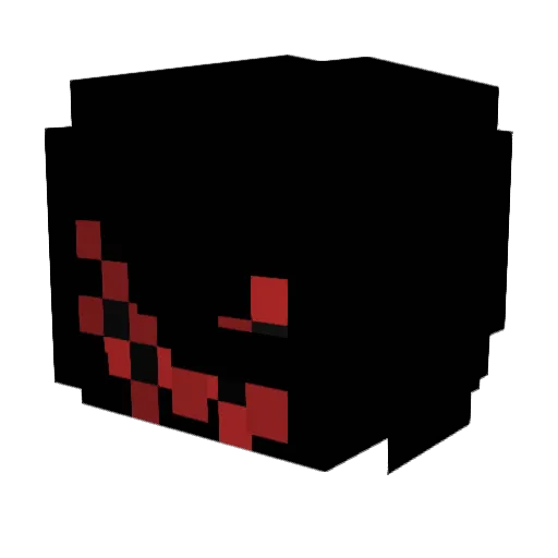 vulh Minecraft avatar head, 3D render