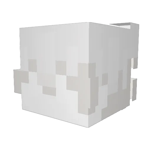 vulpe22 Minecraft avatar head, 3D render