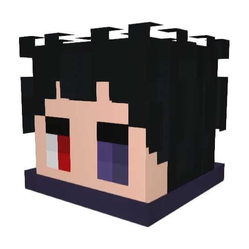 vulric7 Minecraft avatar head, 3D render