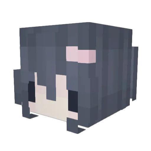 vulsynne Minecraft avatar head, 3D render
