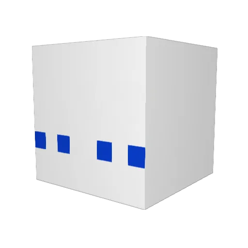 Minecraft-Avatar von vunshy: Kopf als 3D-Render