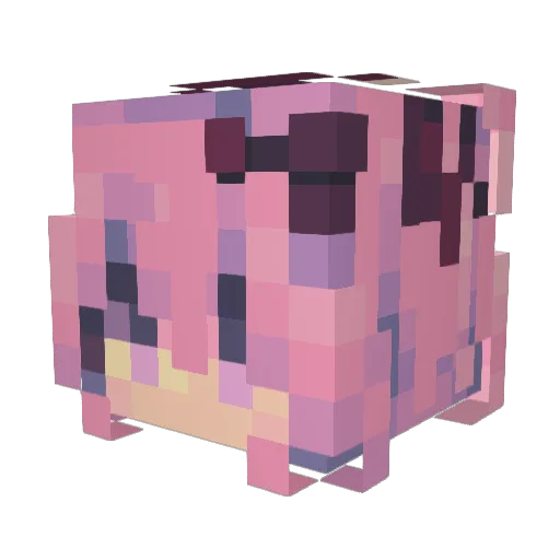 vureliv Minecraft avatar head, 3D render