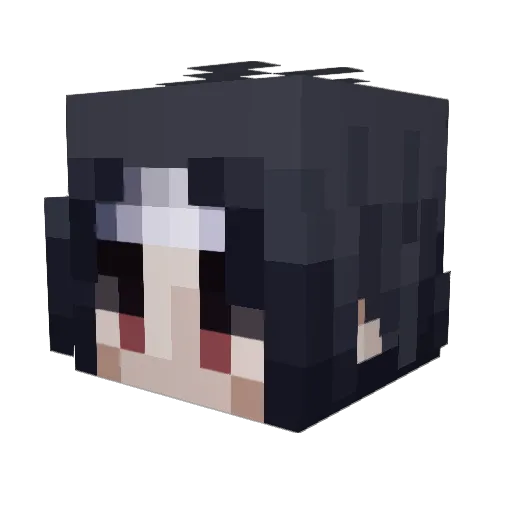 vurf Minecraft avatar head, 3D render