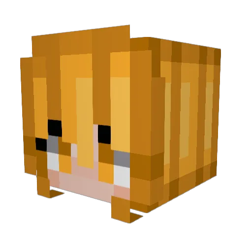 vusie Minecraft avatar head, 3D render